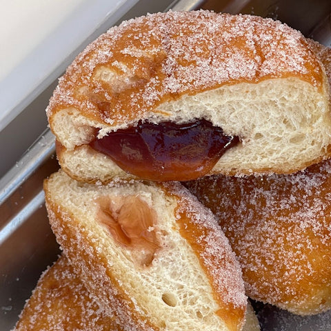 Strawberry Jam Doughnut