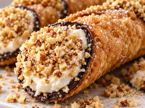 Cannoli – Hazelnut & Walnut