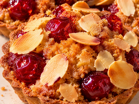 Cherry Bakewell Tart