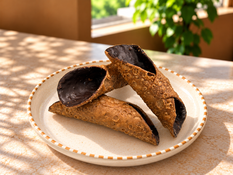 Cocoa Cannoli Shells