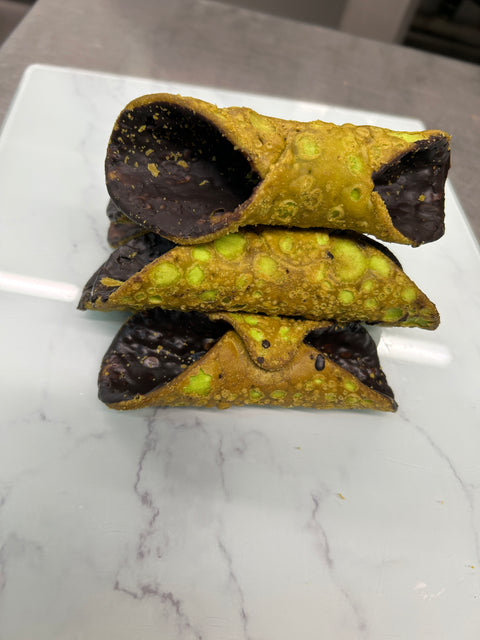 Sicilian Pistachio Cannoli Shells