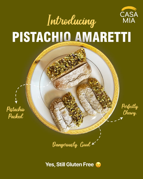 Gluten free & Dairy free Pistachio Amaretti