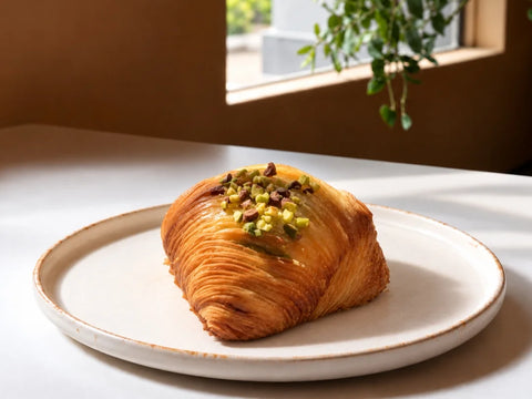 Sfogliatella Riccia with Pistachio