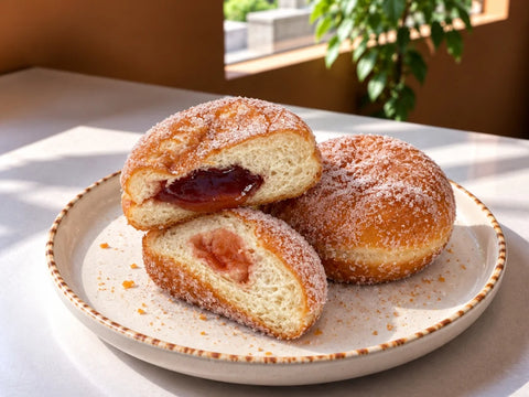 Strawberry Jam Doughnut