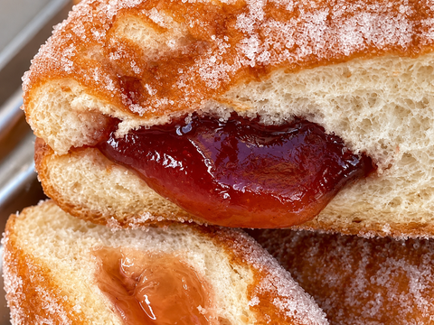Strawberry Jam Doughnut
