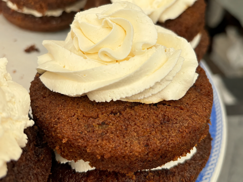 Gluten Free Carrot Cake (With Cream)